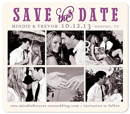 "Save Our Date" Save the Date Magnet